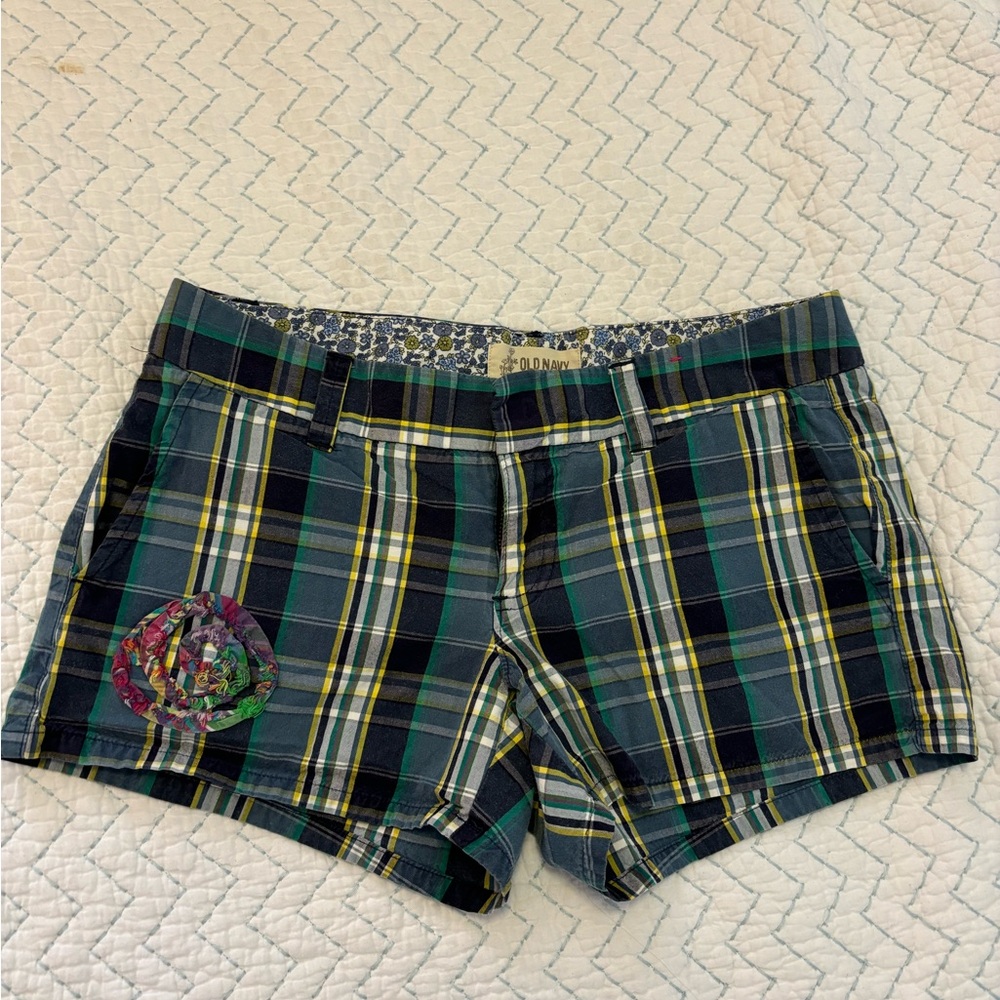 Plaid shorts